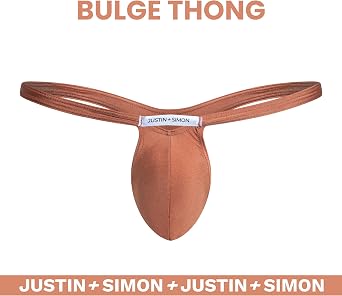 MALEBASICS Mens Thong Underwear Bulge Pouch 3D Pouch
