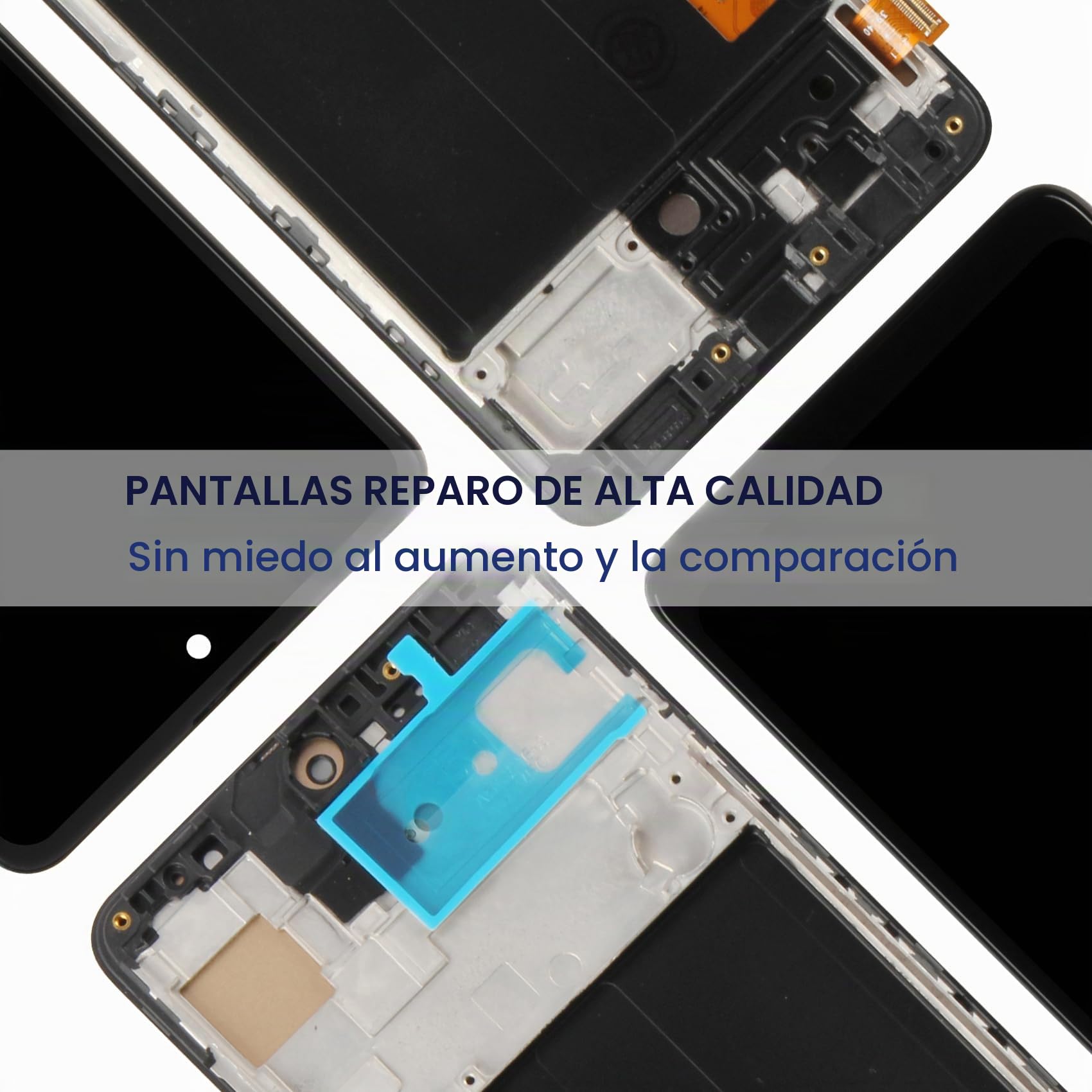Atwist Pantalla LCD para Samsung Galaxy A51 4G LCD Display para Samsung A51 A515 Pantalla táctil digitalizador SM-A515F SM-A515F/DS SM-A515U (Negro con Marco)