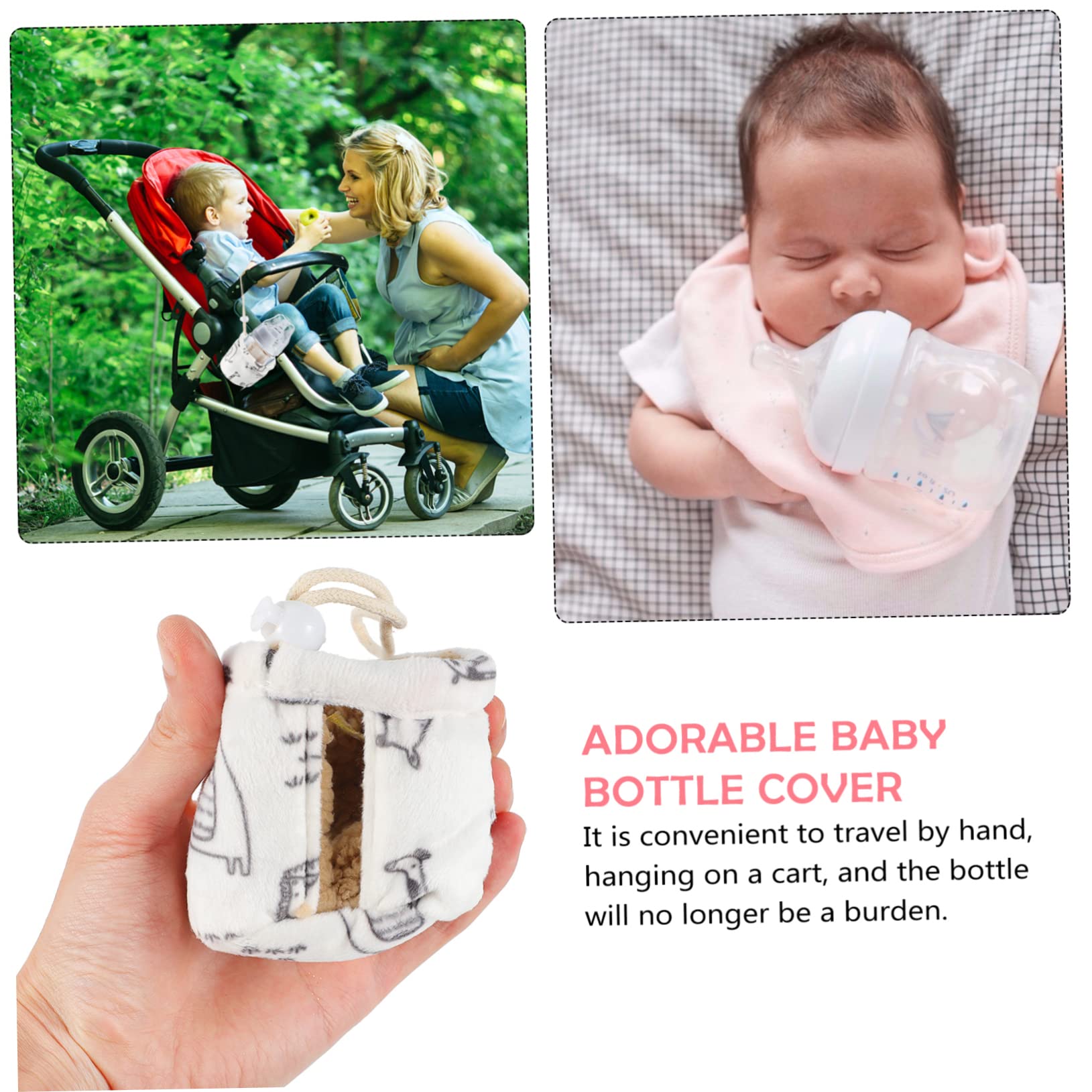 Toyvian 5stücke Babyflaschen-hülle Isolierte Flasche Optimaler Schutz Für Babyflaschen Wiederverwendbar Leicht Und Tragbar Für Unterwegs Mit Dicker Wärmeisolierung