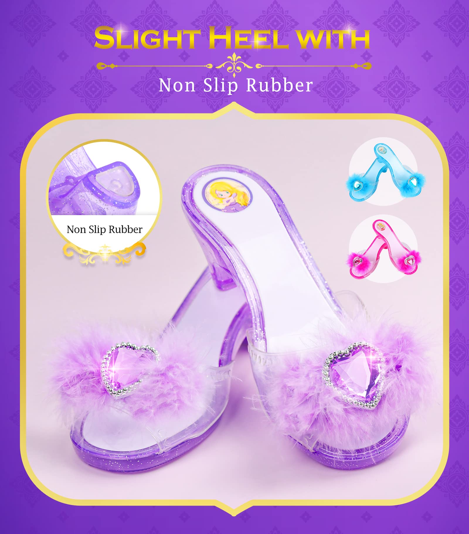 Jojoin 3 paires de Chaussures de Princesse Fille, Déguisement Accessoires, 1 Licorne Sac, 2 jupes, Bijoux pour Carnaval, Halloween, Cadeau de Noël, 3-6 ans | Votre wishlist sur Jojoin 3 paires de Chaussures de Princesse Fille, Déguisement Accessoires, 1 Licorne Sac, 2 jupes, Bijoux pour Carnaval, Halloween, Cadeau de Noël, 3-6 ans | Votre wishlist sur