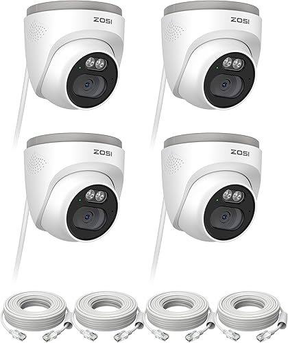 Miniatura 18 de ZOSI C220 16CH 4K PoE Sistema de Cámara de Seguridad para el Hogar, NVR de 16 canales de 8MP 4K con HDD de 4TB para grabación 24/7, 12 x cámaras IP