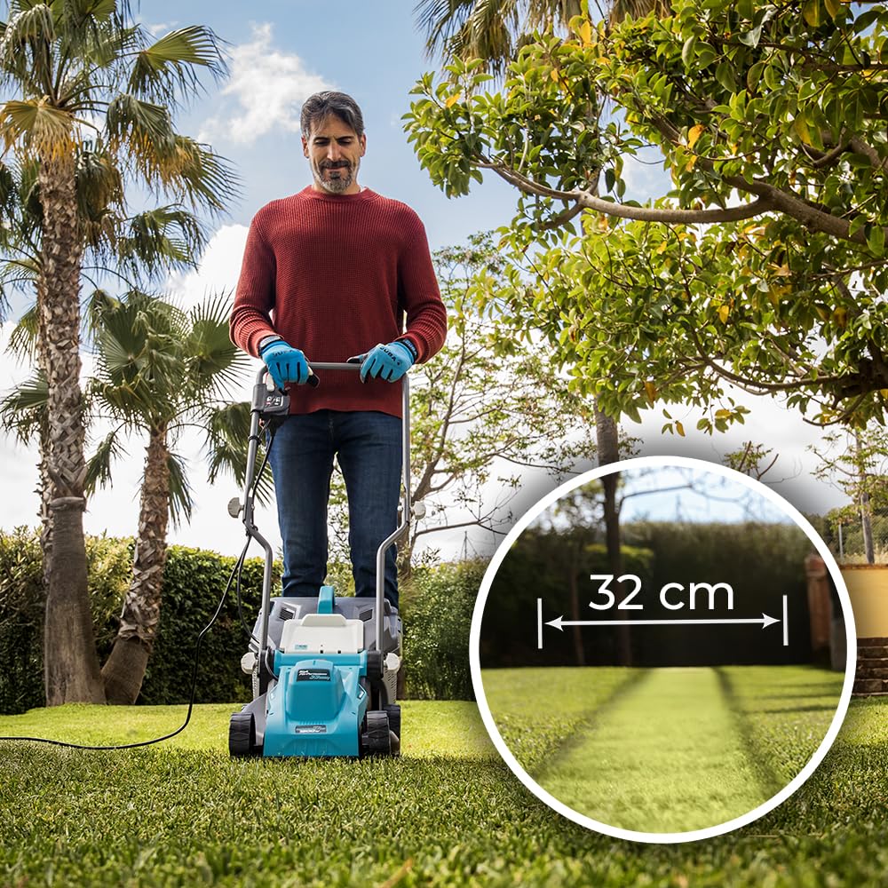 Cecotec Terrenator 330 Flex Tondeuse à Gazon à câble 1200 W Largeur de Coupe 33 cm