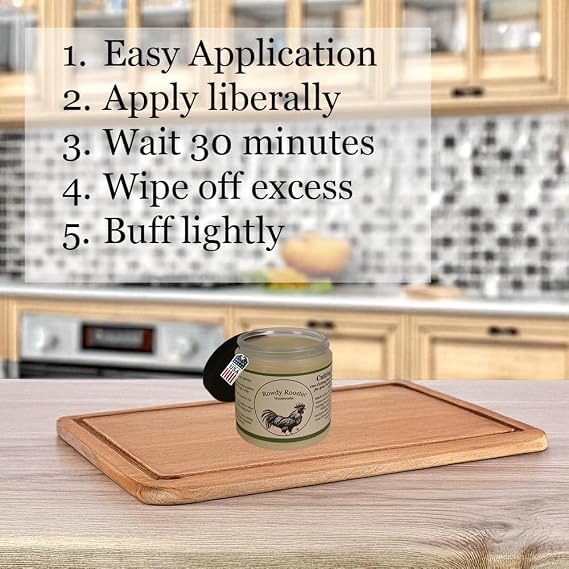 Cutting Board Gel, Cutting Board Oil and Beeswax in One, 8 fl.oz
