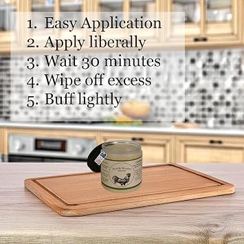 Cutting Board Gel, Cutting Board Oil and Beeswax in One, 8 fl.oz