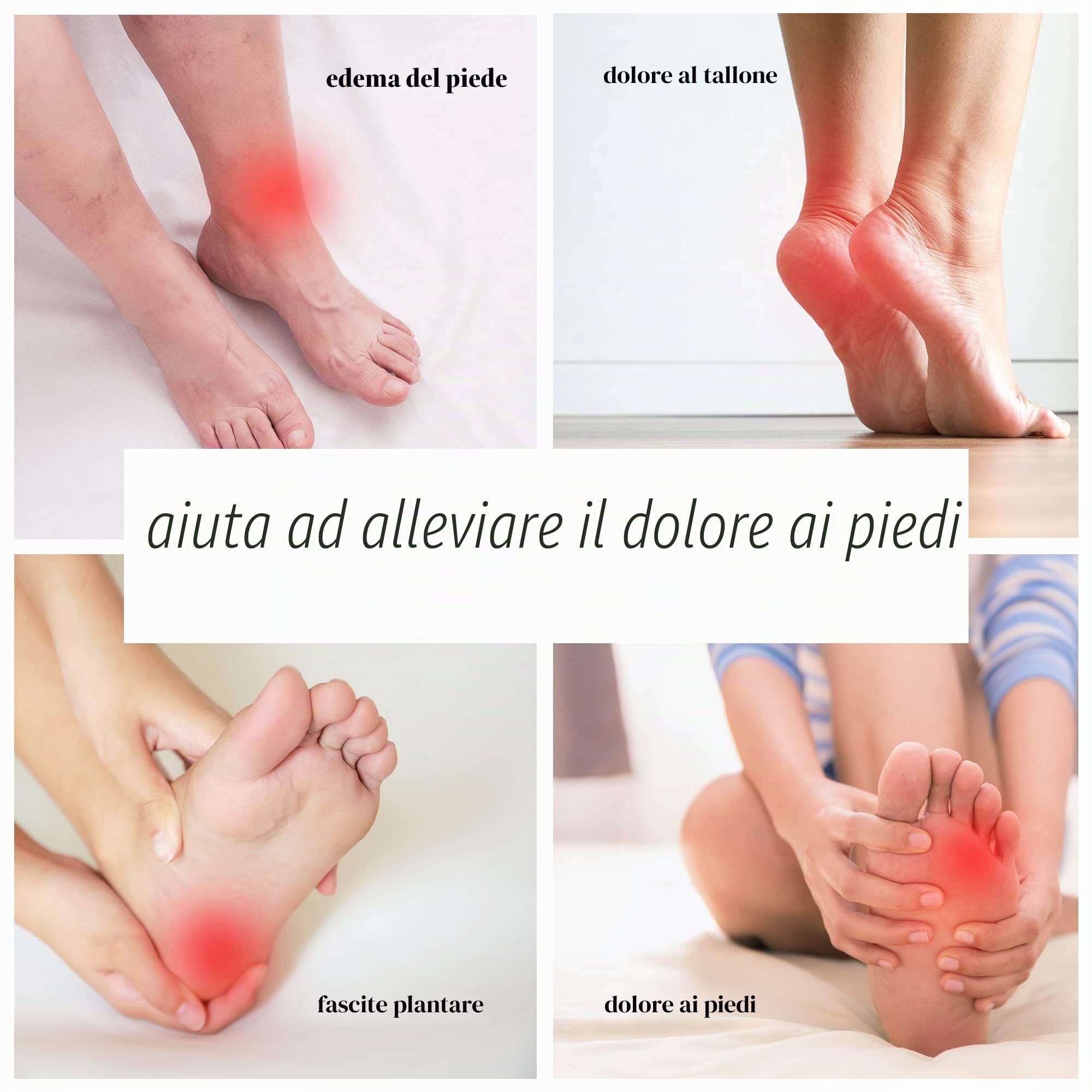 Tuuli Accessories Rullo Massaggiatore Piedi Legno Attrezzi di Riflessologia Massaggio per il Dolore del Piede 29x24,5 cm
