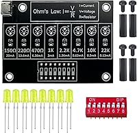 Vista 4 de Kit de práctica de soldadura DIY Práctica Circuito Electrónico Proyecto Resistor Tablero de Aprendizaje