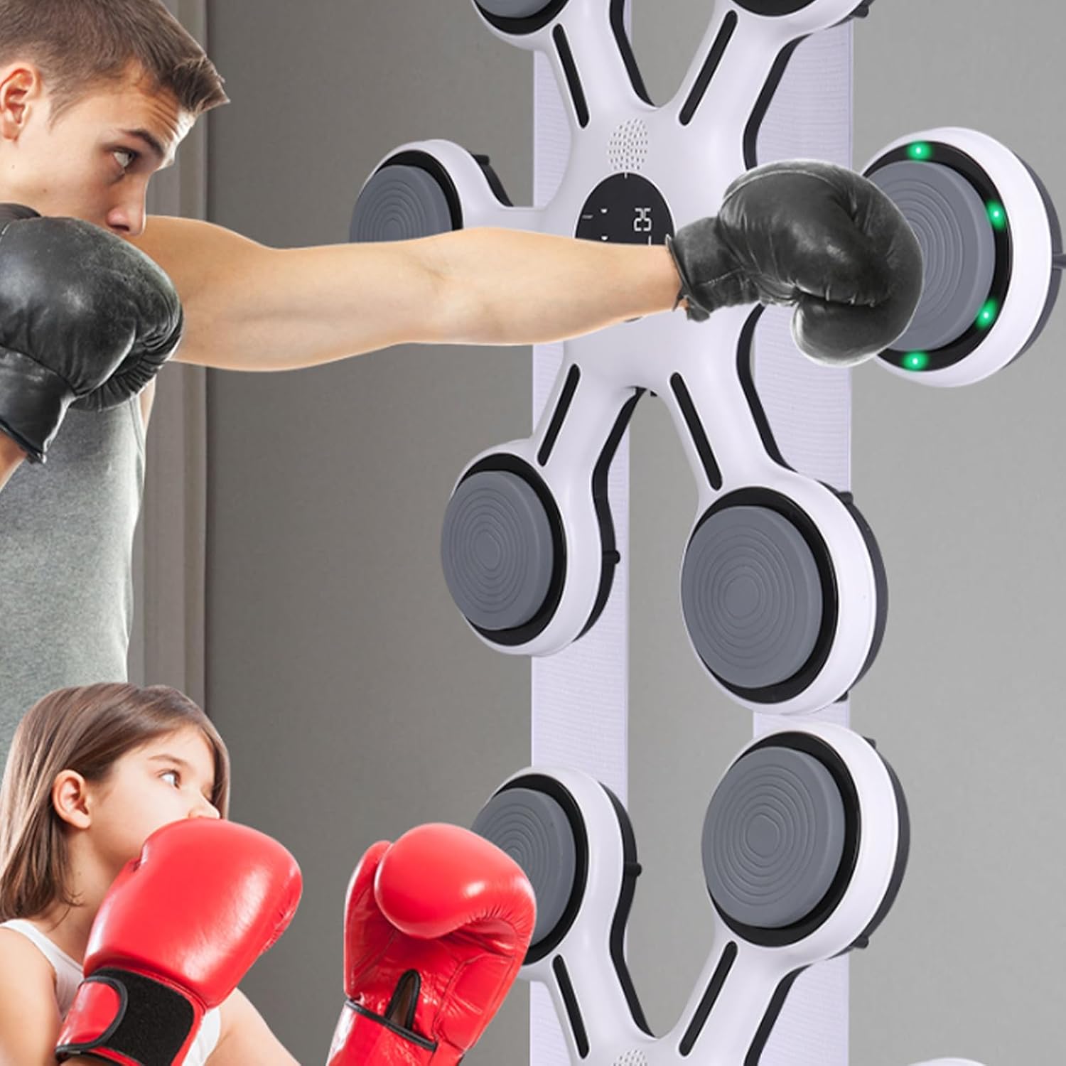 Music Boxing Machine,9-Speed Training,Rhythm Boxing Machine,Essential for Home Fitness and Office Exercise