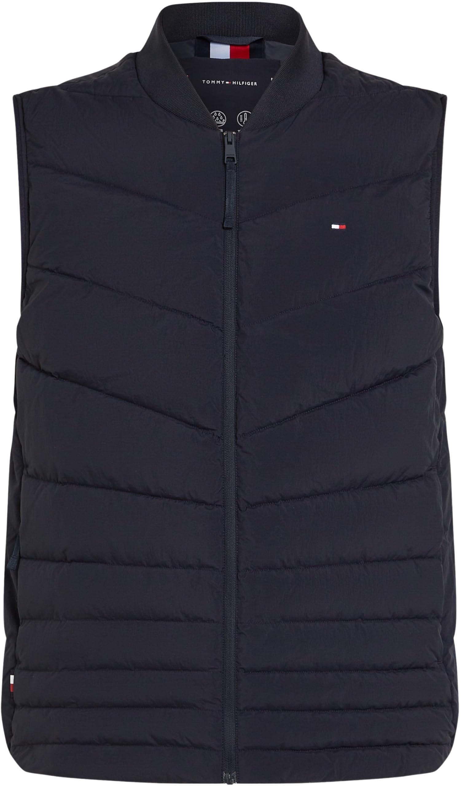 Tommy Hilfiger Uomo Gilet Mix Quilt Impermeabile