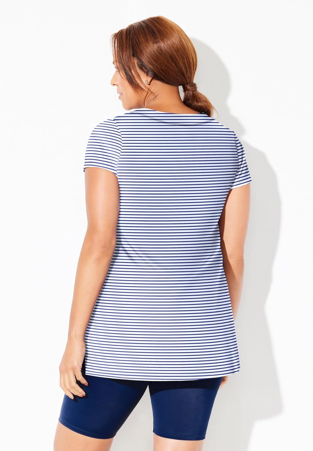 Swimsuits For All Women's Chlorine Resistant Swim Tunic (Plus