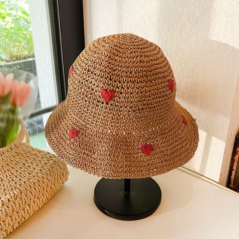 Chapeau de pêcheur d'été femme avec visière de plage outdoor