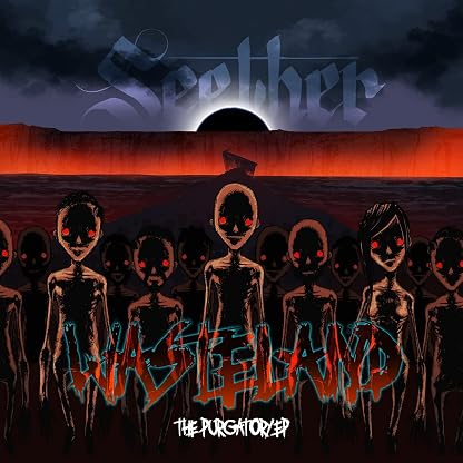 Wasteland - The Purgatory EP [Red w/ Black LP] por Seether, capa do álbum