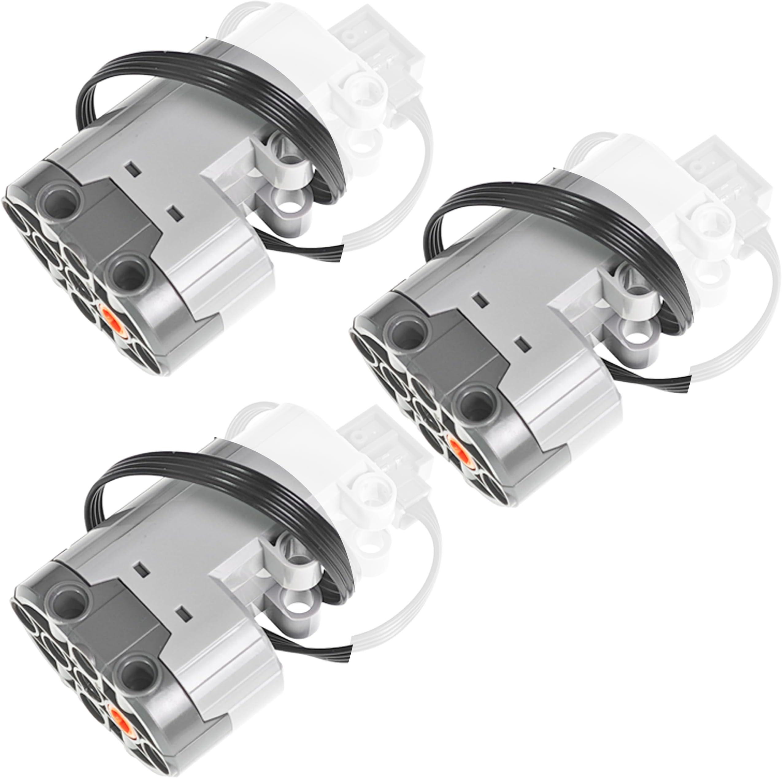 Technic Power-Functions Servo Motor 88004 (Pack of 3) Compatible with Mainstream Brand Motor MOC Technic Parts