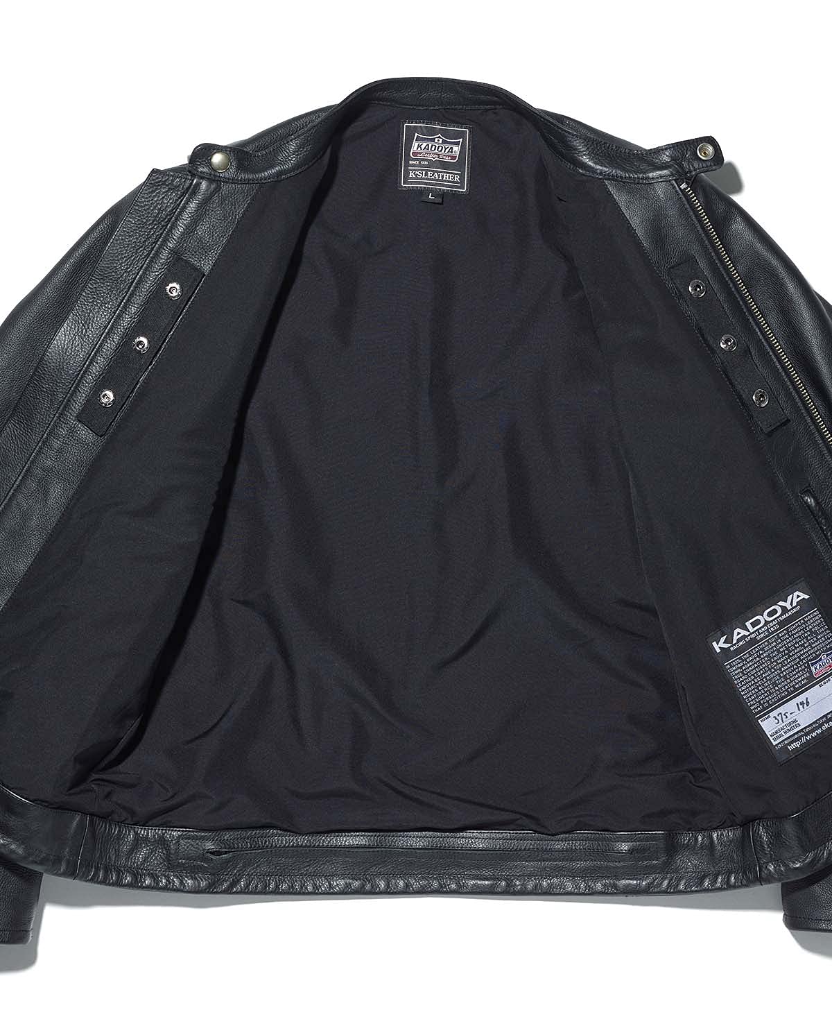 Amazon | [カドヤ] バイク ジャケット EURUS ブラック 4LSIZE_NAME