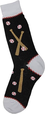 Foot Traffic, Mens Wacky Novelty Socks, Fits Mens Shoe Sizes 7-12
