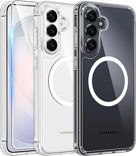 Miniatura 375 de FNTCASE para iPhone 15 Funda Transparente: Fundas para iPhone 14/13 Compatibles con Magsafe, Funda Anti-Amarilleo, Grado Militar de Protección