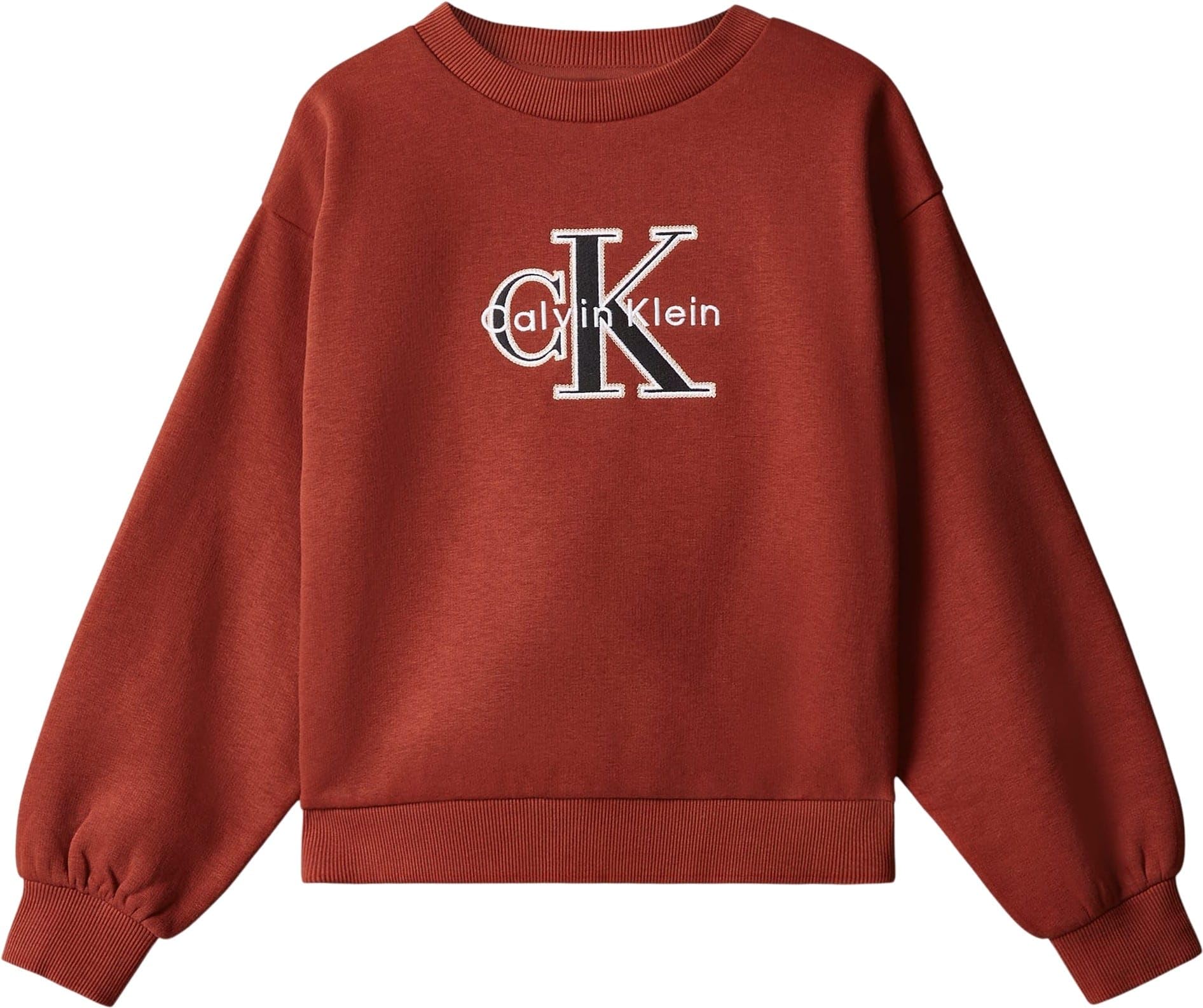 Calvin Klein Seasonal Monologo Cn Sweatshirt Lvckfjb41g Sudadera sin Botones Niñas