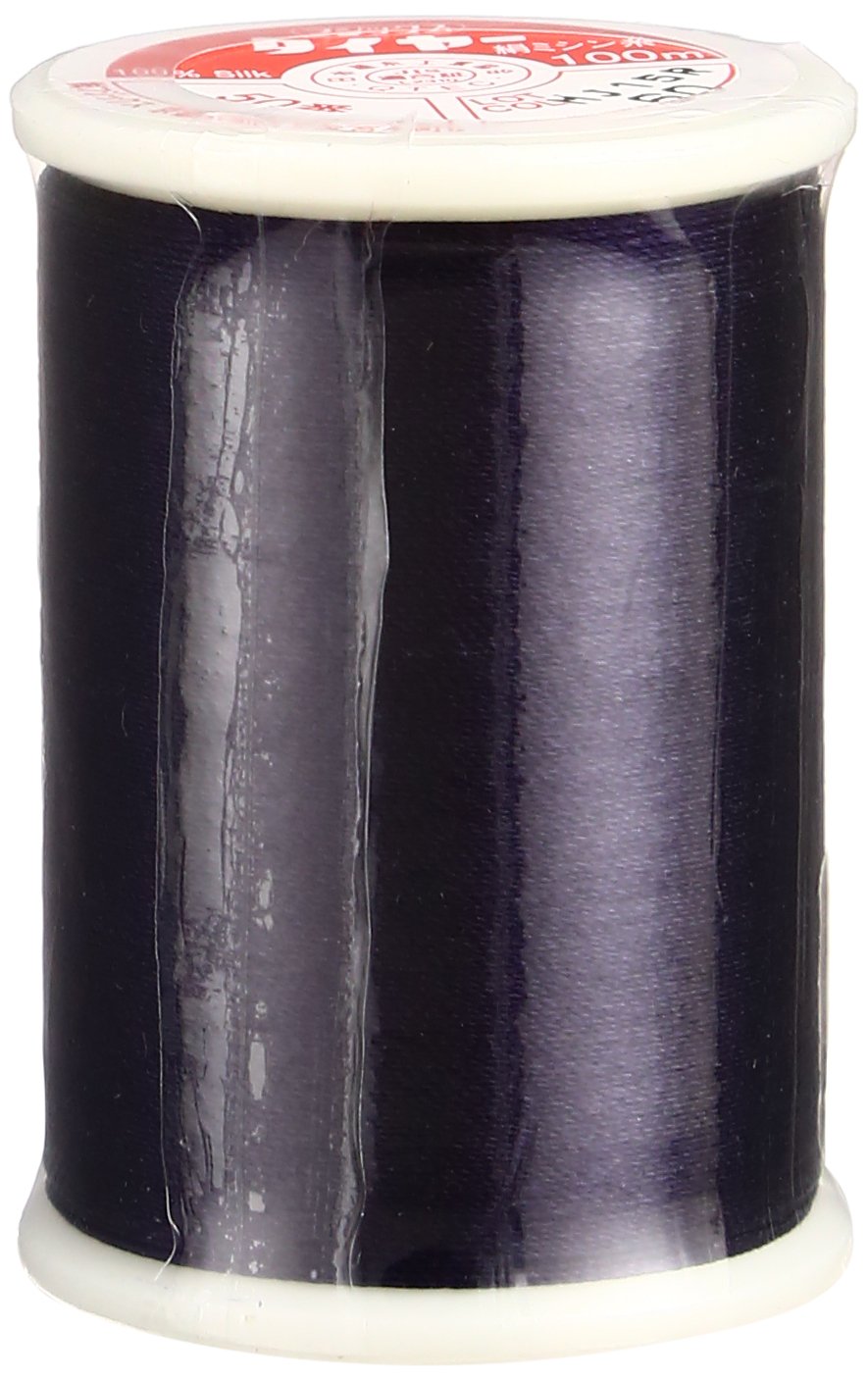 Superior Threads Tire Silk #50 3-Ply 50-Weight High Sheen Silk Embroidery Quilting Sewing Thread - 109 Yard Spool (#060 Midnight Blue)