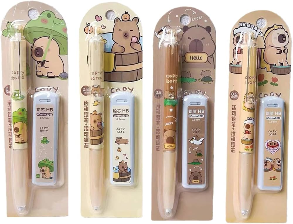 Amazon.co.jp: MOZXIRZ かわいいシャープペンシル リフィル付き 0.5mm