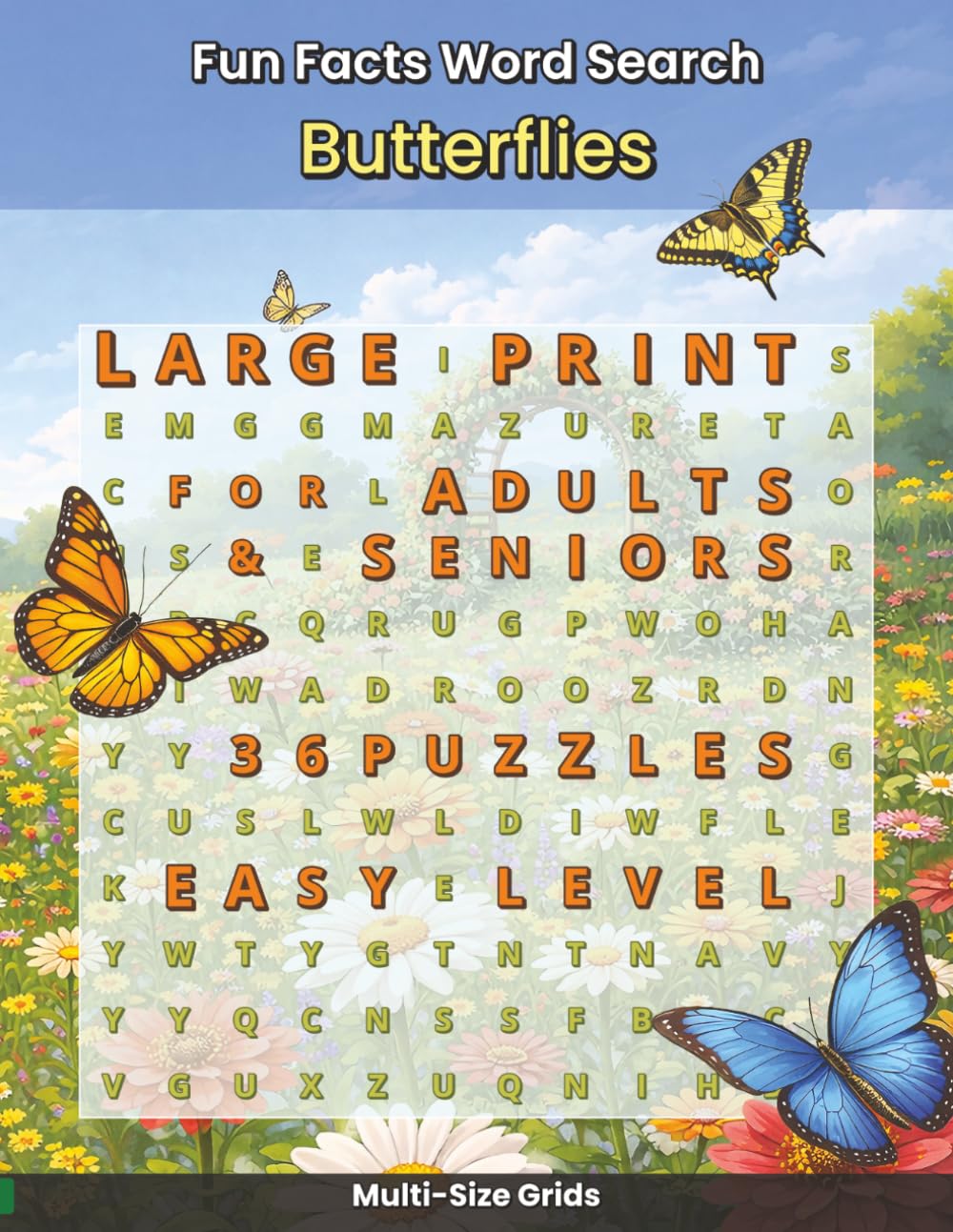 Fun Facts Word Search: Butterflies: 36 Butterfly-Themed Puzzles Featuring Species, Colors, Habitats, Life Cycles, and Flowers Butterflies Love (Fun Facts Word Search: Wildlife & Nature Series)