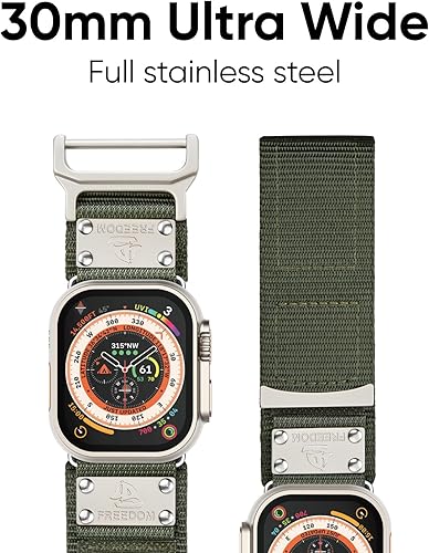 Miniatura 2 de Suitisbest Correa deportiva compatible con Apple Watch Ultra 2 BandApple Watch Ultra Band 1.929 in 1.772 in 1.732 in 1.654 in para hombre, correa