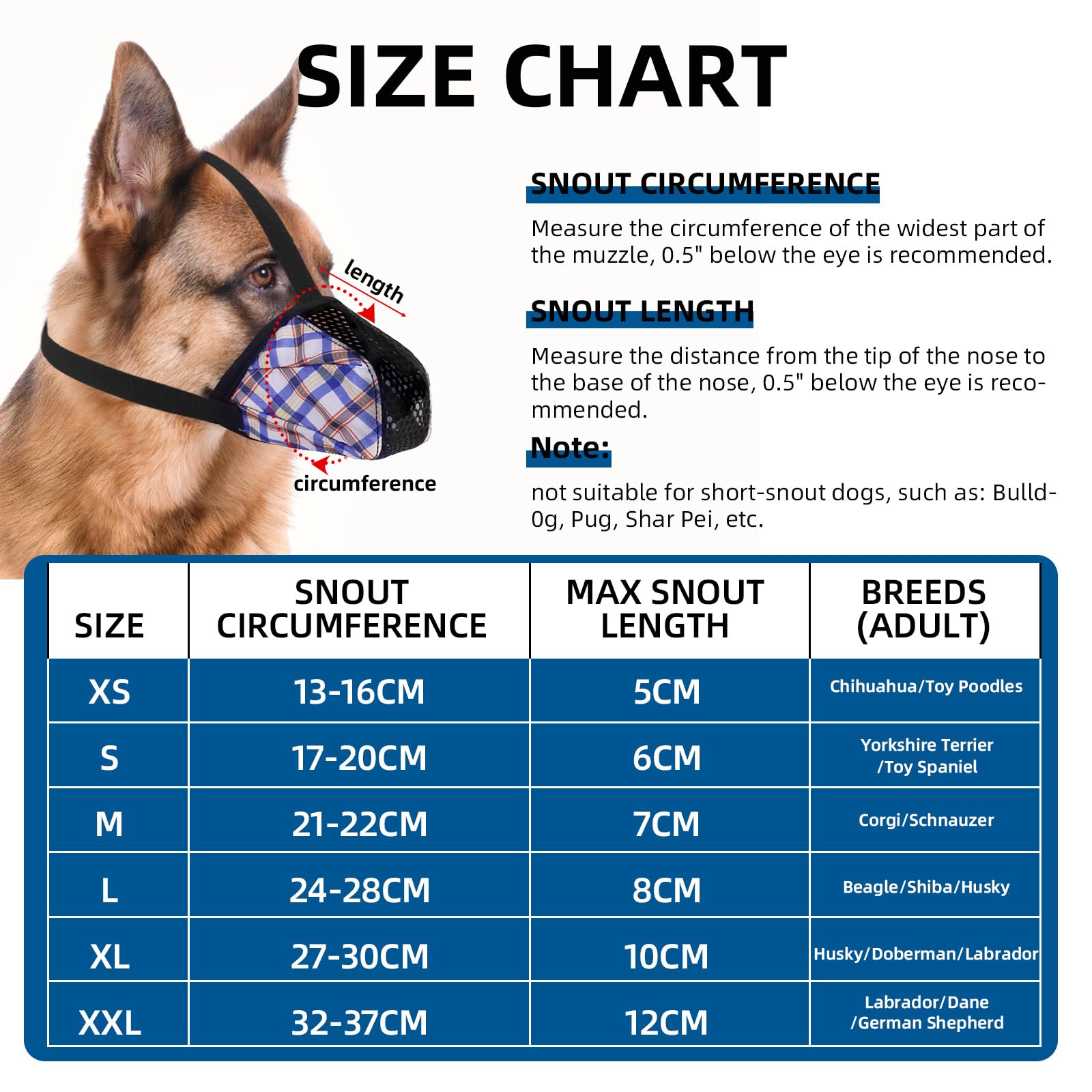 PET'S HUB Breathable Mesh Dog Muzzle, Ideal for Longer Nosed Dogs Dog Muzzle - Image 2