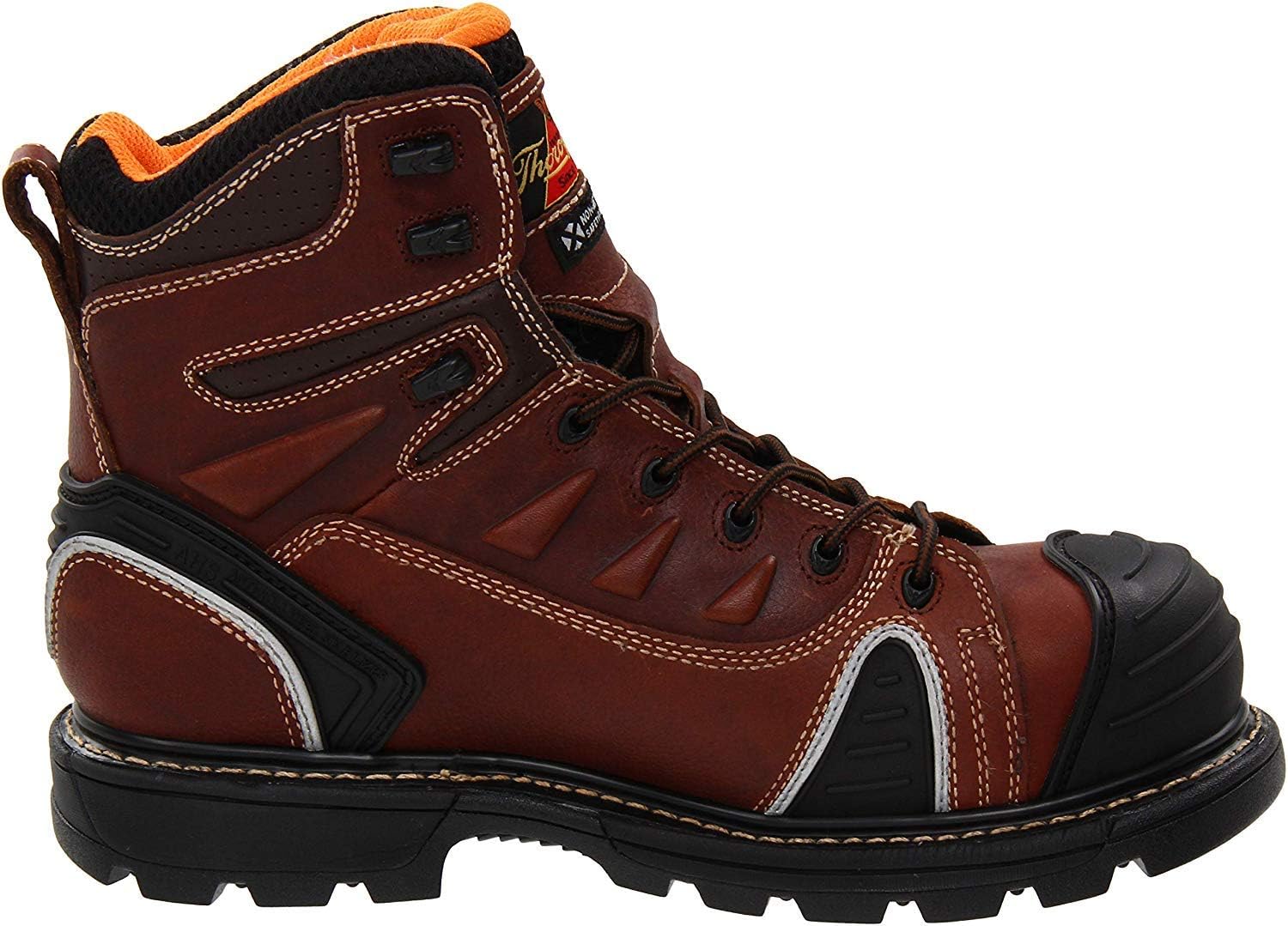 Thorogood GEN-Flex2 6 Composite Safety Toe Work Boots For Men - Breathable Heavy-Duty Toe Cap Boots With Goodyear Storm Welt, Slip-Resistant Outsole and Comfort Insole 11 Brown