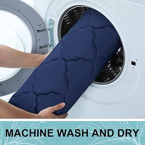 Miniatura 7 de Olanly - Alfombra de baño de espuma viscoelástica, ultra suave, antideslizante y absorbente, lavable a máquina, cómoda, gruesa alfombra de baño para