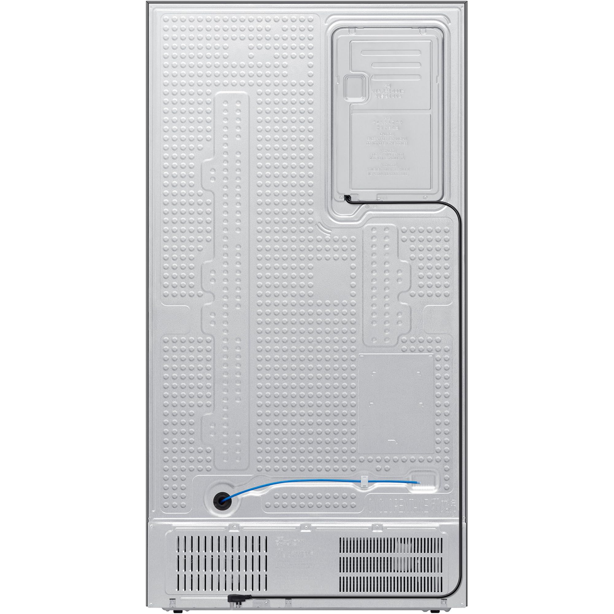 Samsung RS80F64KEFEF Side-By-Side nevera y congelador, refrigerador AI, 178,4 cm, 634 L, dispensador de agua y hielo con conexión de agua fija, AI Voice Control & Energy Mode, acero negro