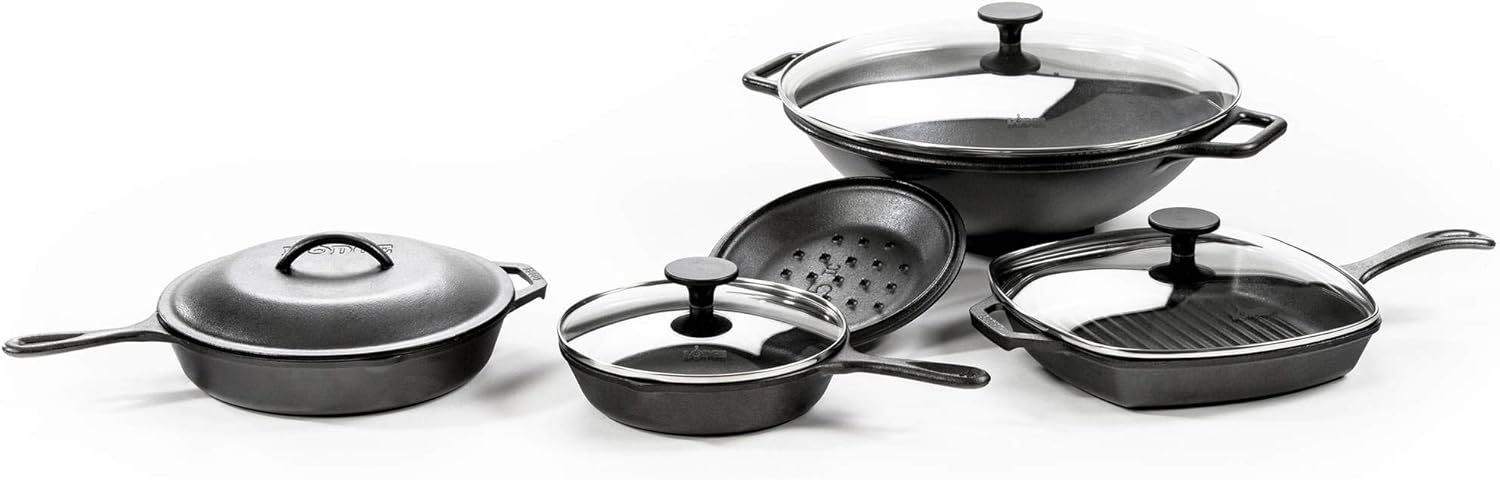 Lodge Tempered Glass Lid (15 Inch) – Fits Lodge 15 Inch Cast Iron Skillets and 14 Inch Cast Iron Woks : Everything Else