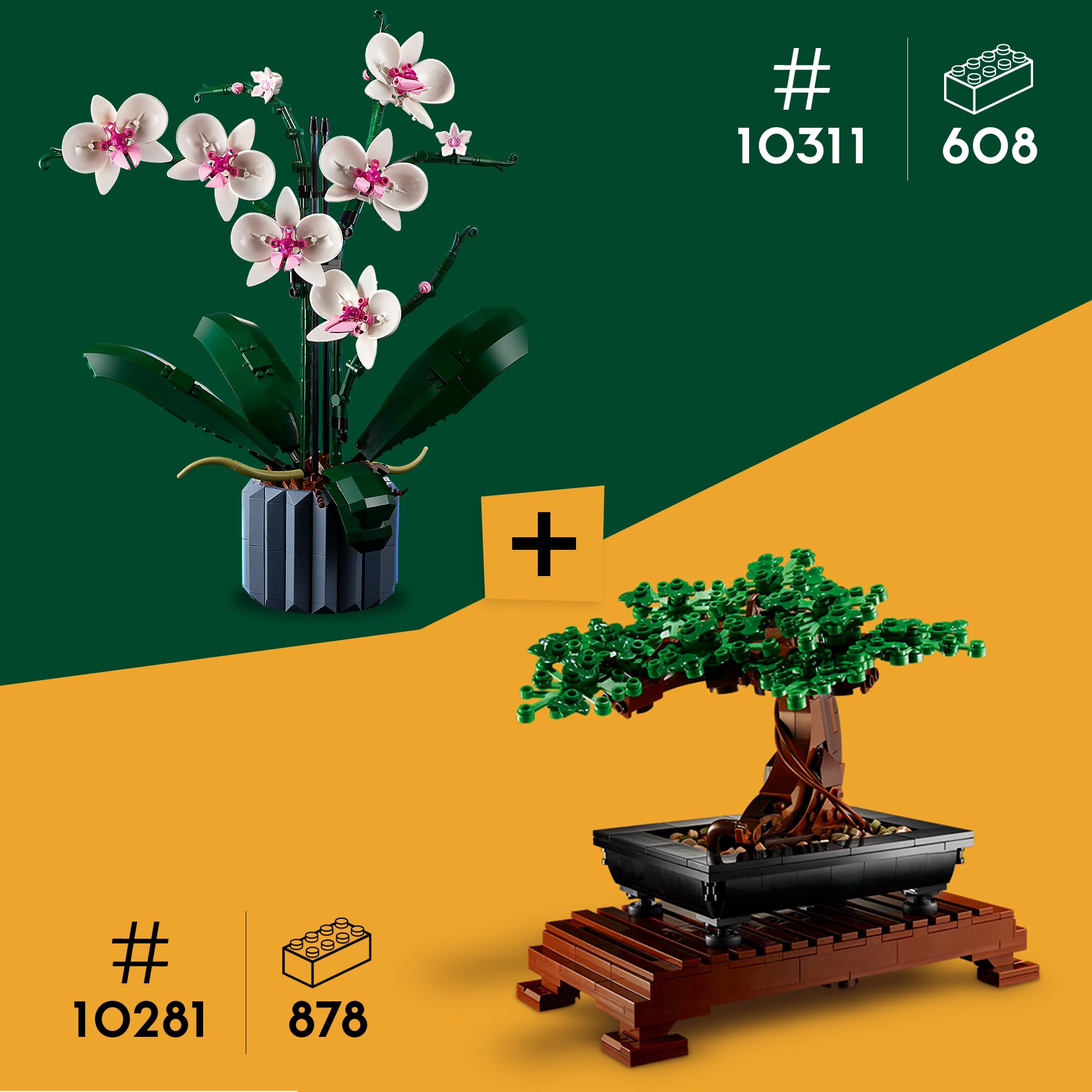 PENGBU RC Bouwstenen Orchideeën Bloemen Planten Orchideeën Bonsai Bloemen Boeket Bouwset Woondecoratie Cadeau voor Meisjes Volwassenen (832 stuks PENGBU RC Bouwstenen Orchideeën Bloemen Planten Orchideeën Bonsai Bloemen Boeket Bouwset Woondecoratie Cadeau voor Meisjes Volwassenen (832 stuks