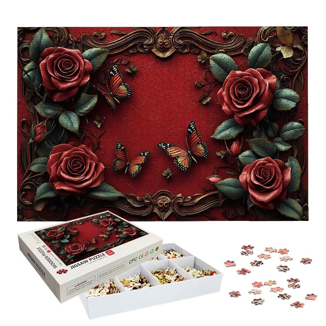 Puzzle 3000 Pièces Adultes, Puzzle 3000 Pieces Rose, Cadeau Femme -3010