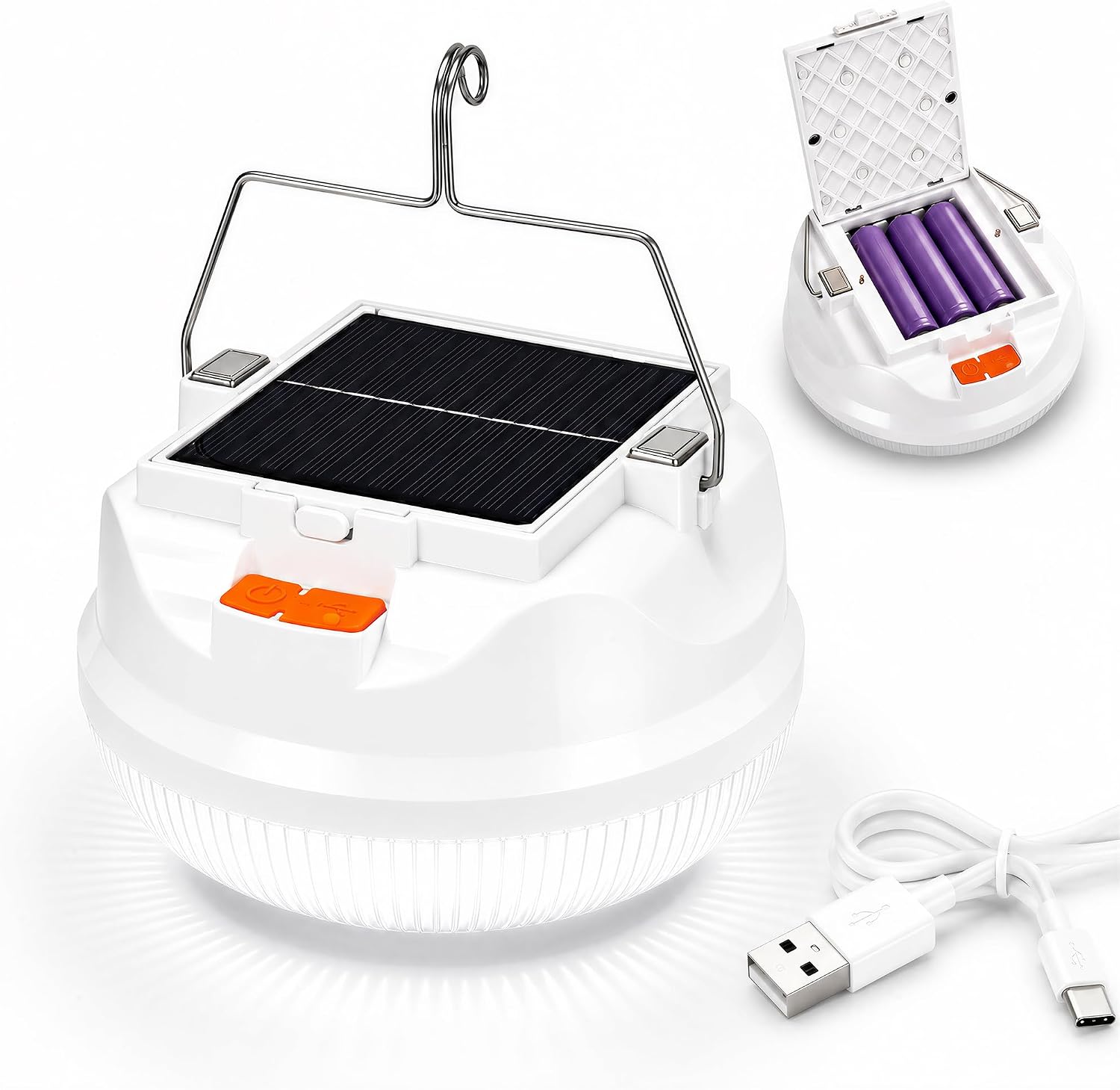 20W Solar Tent Lights & Canopy Lights Rechargeable Camping Lantern