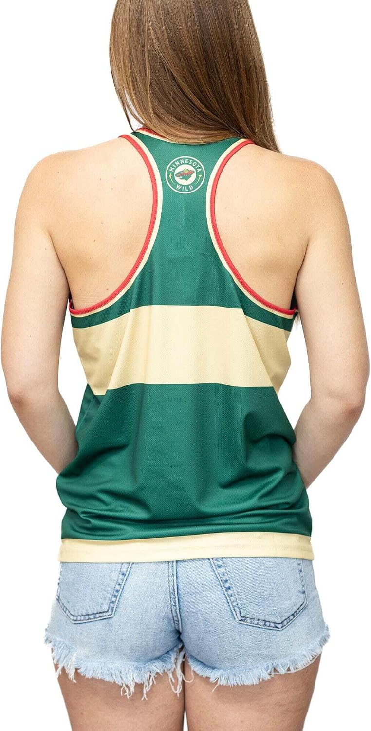 Calhoun Minnesota Wild Women's Racerback Hockey Tank