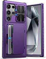 Vista 27 de ATATOO Funda para Samsung Galaxy S24 FE con tarjetero (almacena 4-5 tarjetas) [bloqueo RFID] y cubierta de cámara deslizante, protección de grado