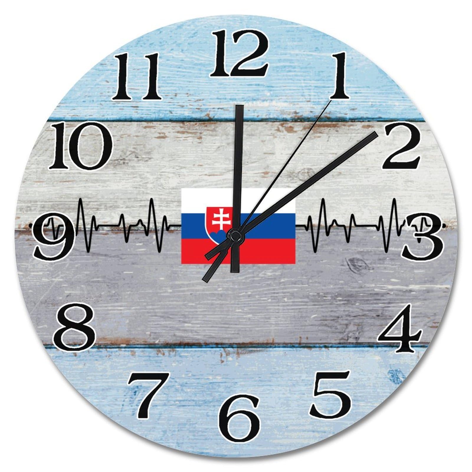 Horloge Slovaquie 38cm cadeau idéal souvenir touristique maison