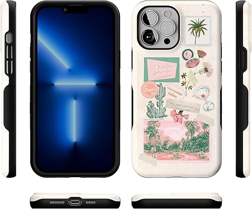 Miniatura 1304 de Casely Funda para iPhone 13 Pro Max Jardín dorado Floral de girasol amarillo Compatible con MagSafe Diseño protector audaz Jardín Dorado