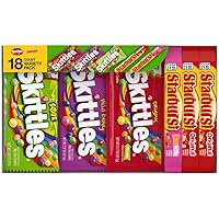 Vista 3 de SKITTLES & STARBURST - Surtido de caramelos de tamaño completo 37.05 onzas. Caja de 18