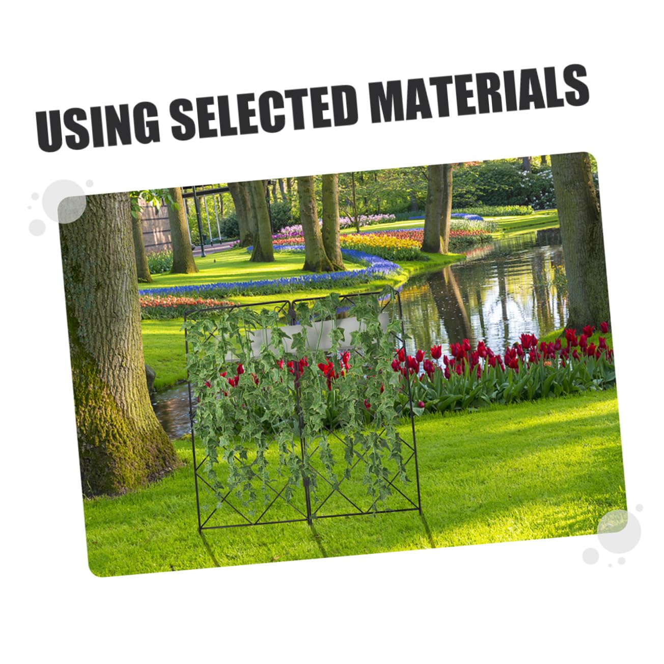 ibasenice 2pièces Lot de Treillis pour Plantes Grimpantes de Jardin Support de Modelage pour Plantes Pot Fournitures de Jardinage et Décoration