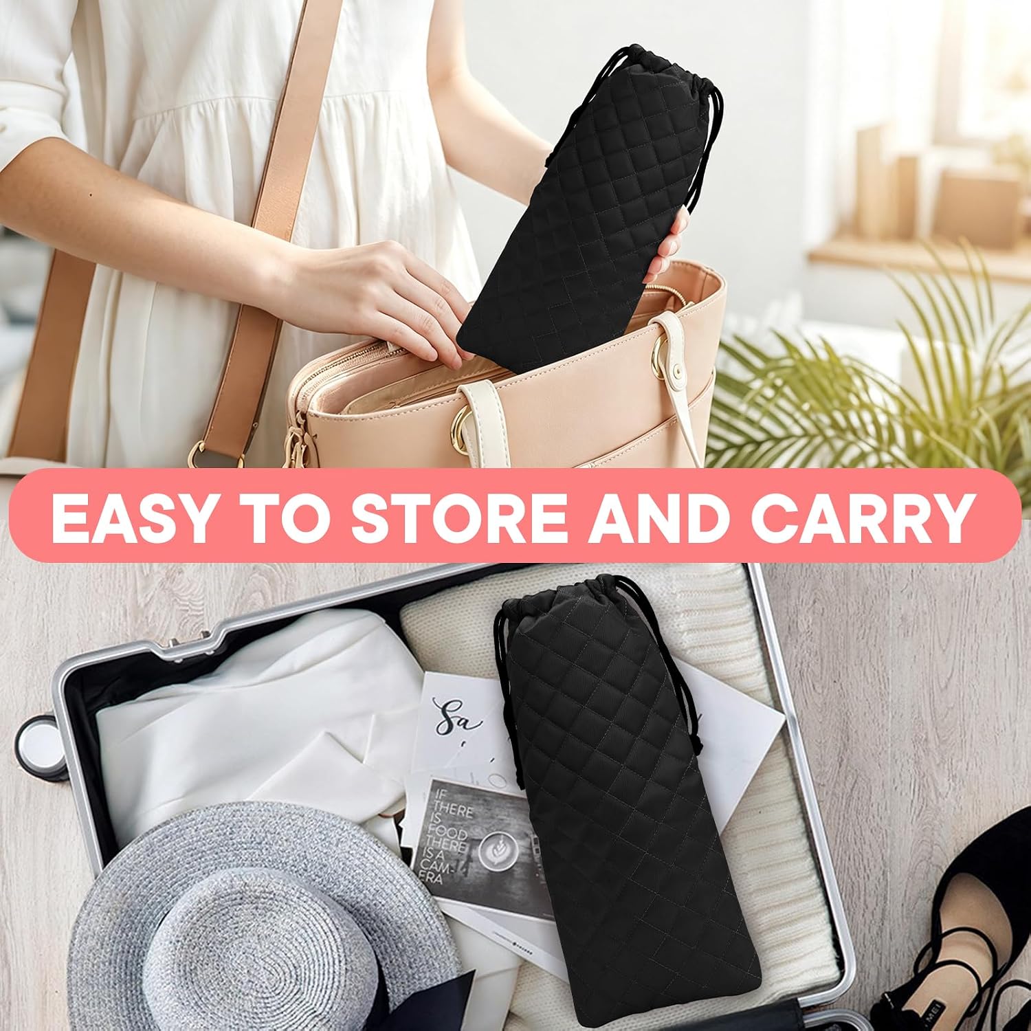 Hot Hair Tools Travel Drawstring Storage Cover Bag