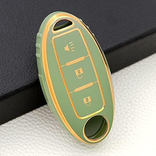 TPU Car Remote Key Case Cover Shell, for Nissan Qashqai J10J11 X-Trail T31T32 Kicks Tiida Pathfinder Murano Note Juke for Infiniti