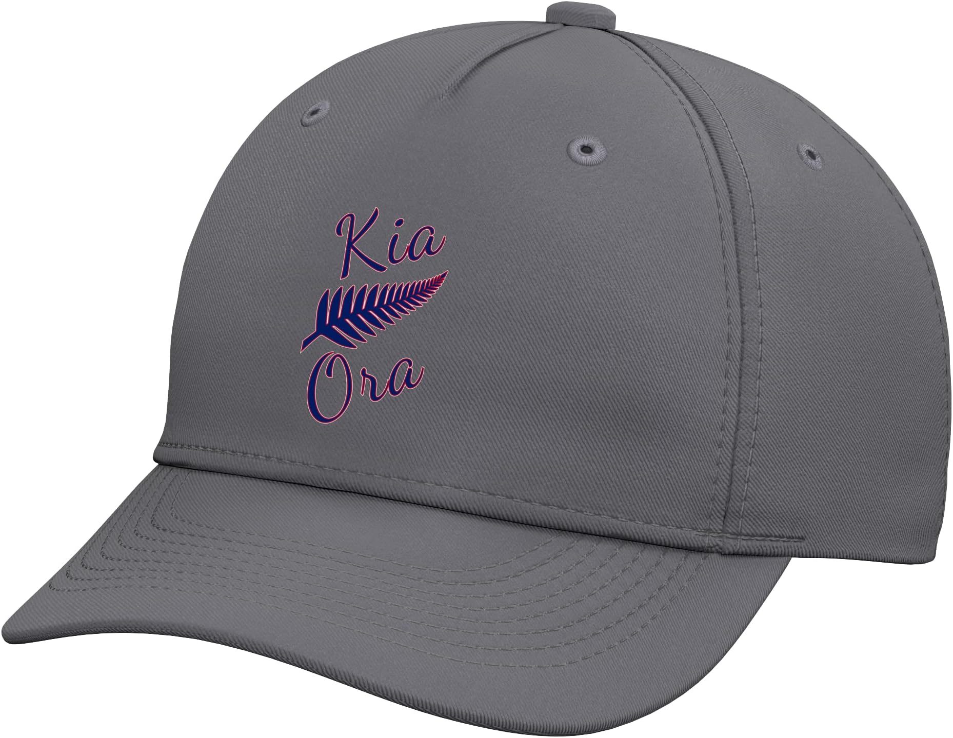 Kia Ora Maori Greeting New Zealand Pride Silver Fern Travel Adjustable Baseball Hat