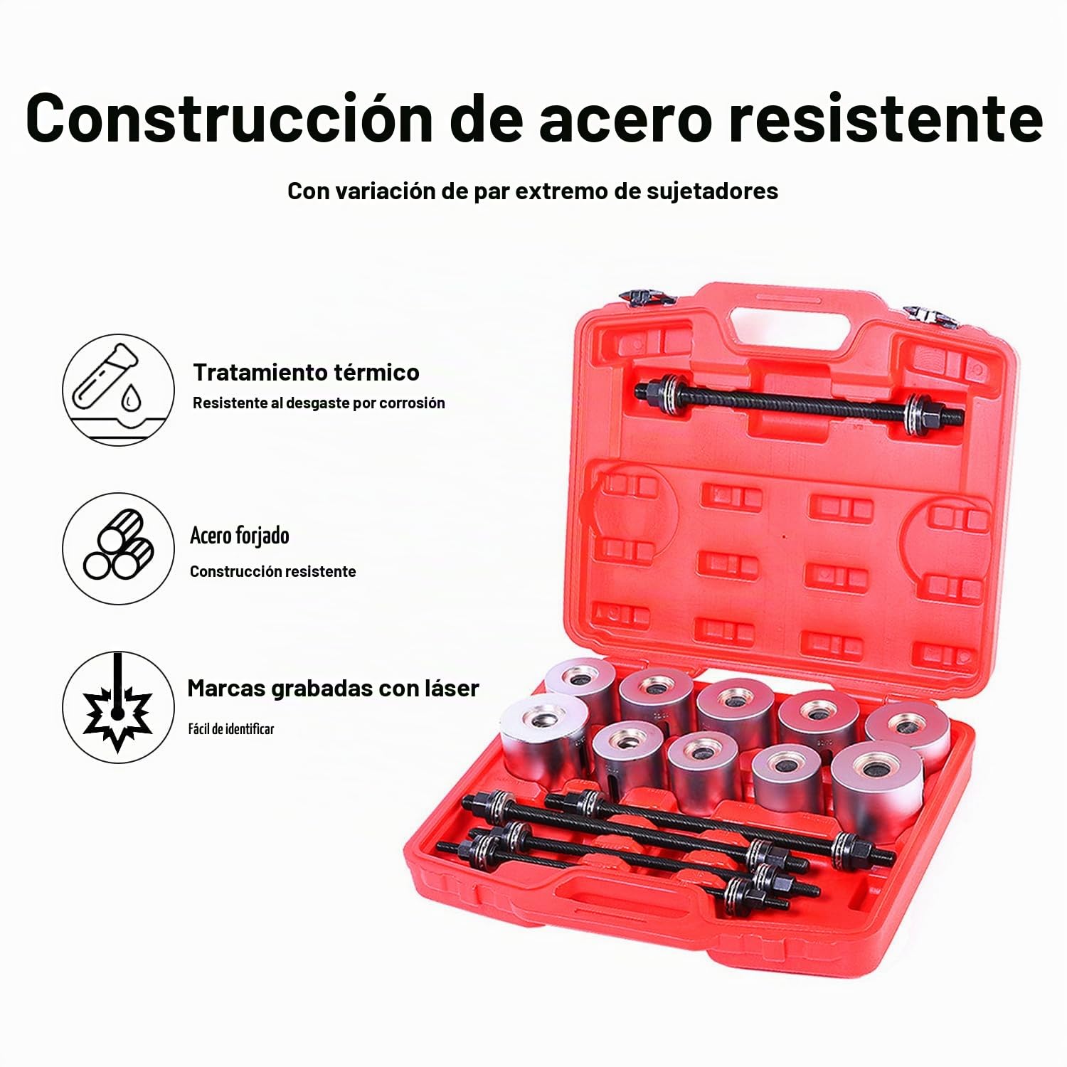 Juego de 27 piezas de herramientas universales de extracción de rodamientos y manguitos de tracción