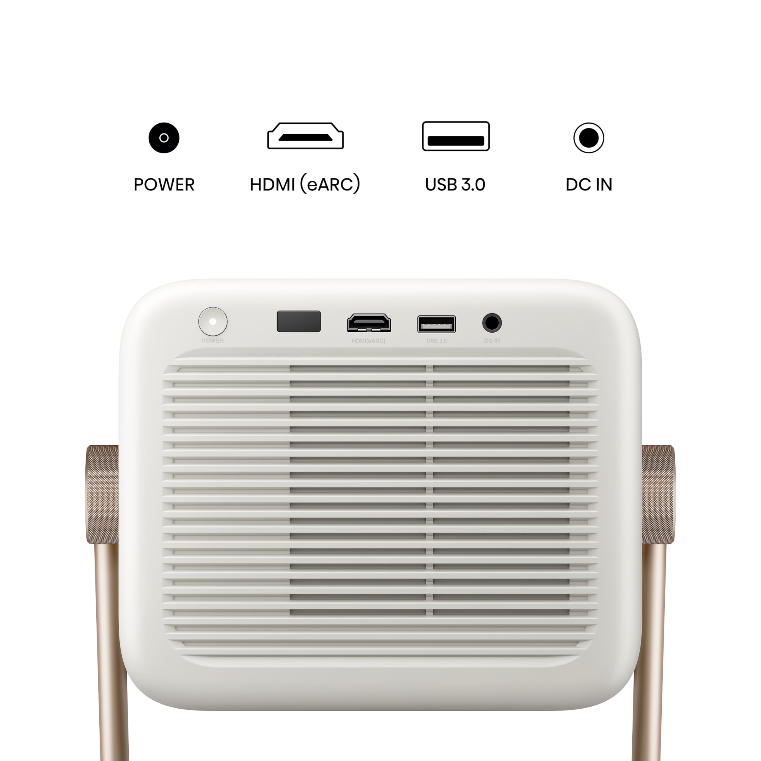 Hisense M2SE Pro - Mini Proyector Laser Trichroma UHD 4K Smart TV, 65 a 200 Pulgadas, 1150 Lumen, Dolby Vision, Audio 2x10W, Zoom Óptico, Autoenfoque, Protección Ocular, Auto-Corrección Trapezoidal