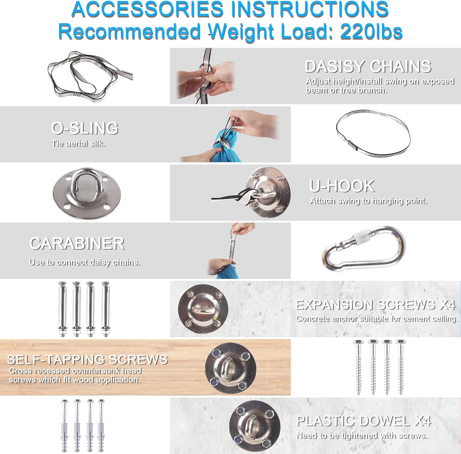 Indoor Therapy Sensory Swing for Kids, Special Needs Joy Cuddle Ceiling Snuggle Swings, Outdoor Room Adjustable Fabric Hammock for Children Child Teens Autism, ADHD, Aspergers, Sensory Integration - Image 3