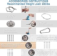 Vista 3 de Columpio Sensorial de Terapia Interior para Niños, Columpio Colgante de Alegría y Acurruco para Necesidades Especiales, Hamaca de Tela Ajustable