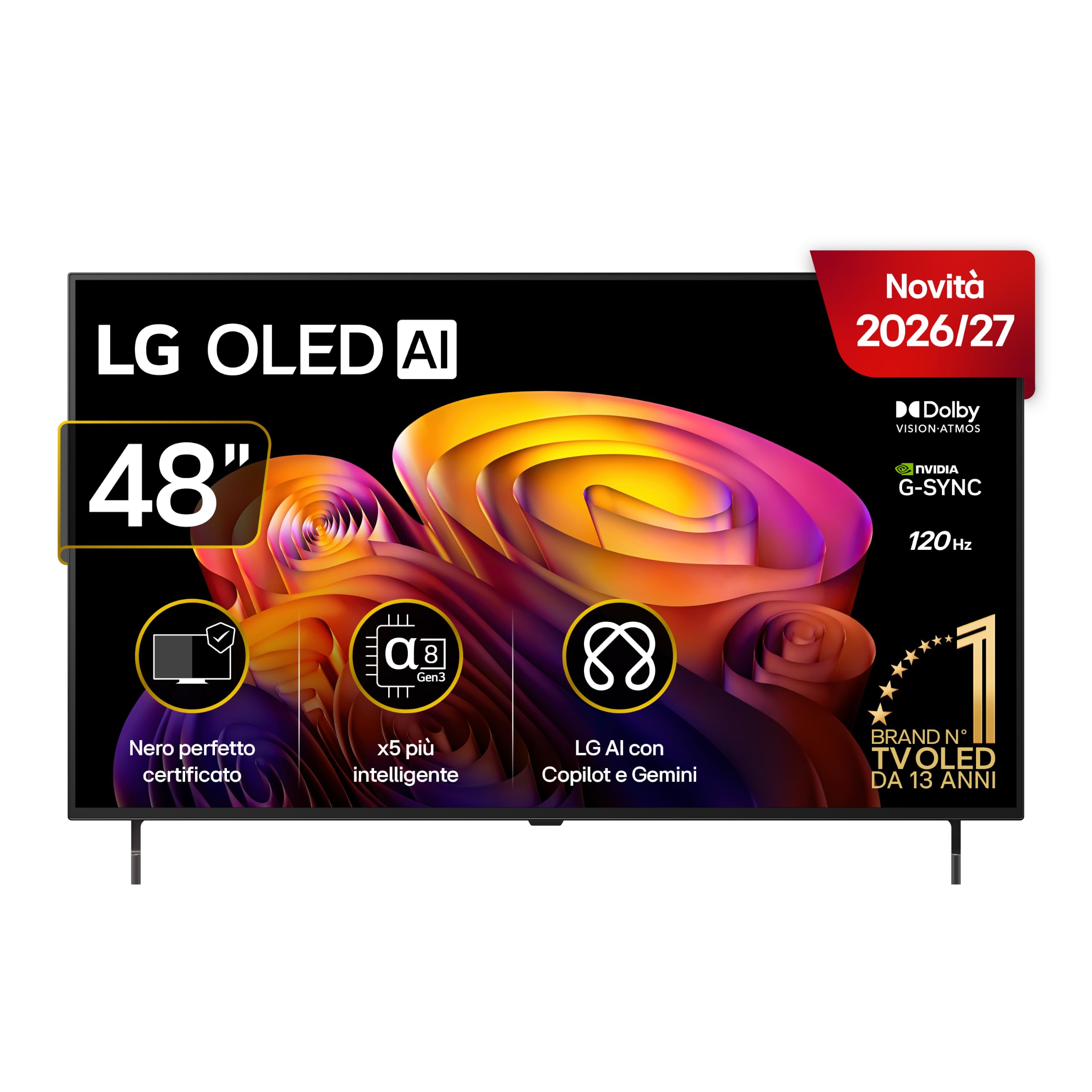 LG OLED AI 48” Serie B6E, Smart TV 4K, Dolby Vision