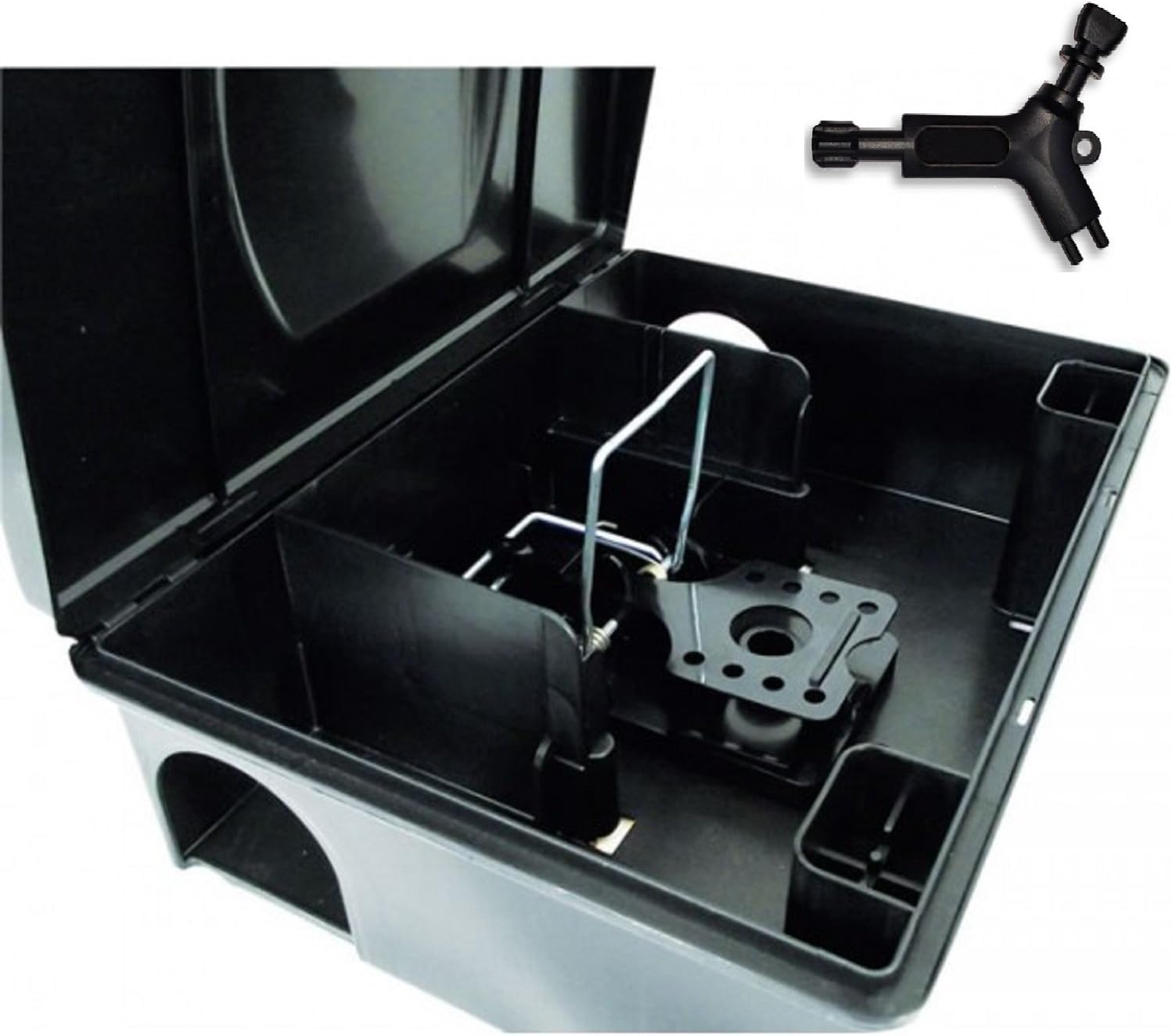 Rat Box Catcher - Catches Rats with Snap Trap - No Poison