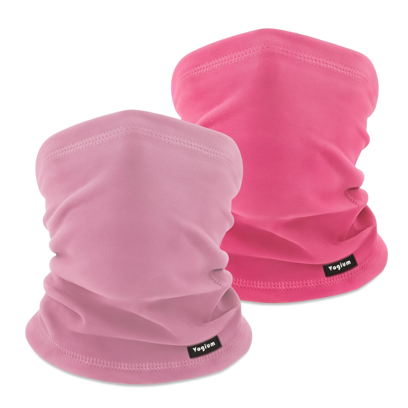 Adult Fleece Neck Warmer Gaiter - Windproof Stretchy Face Mask for Winter Sports & Commuting - Unisex Warm Elastic Tube Scarf