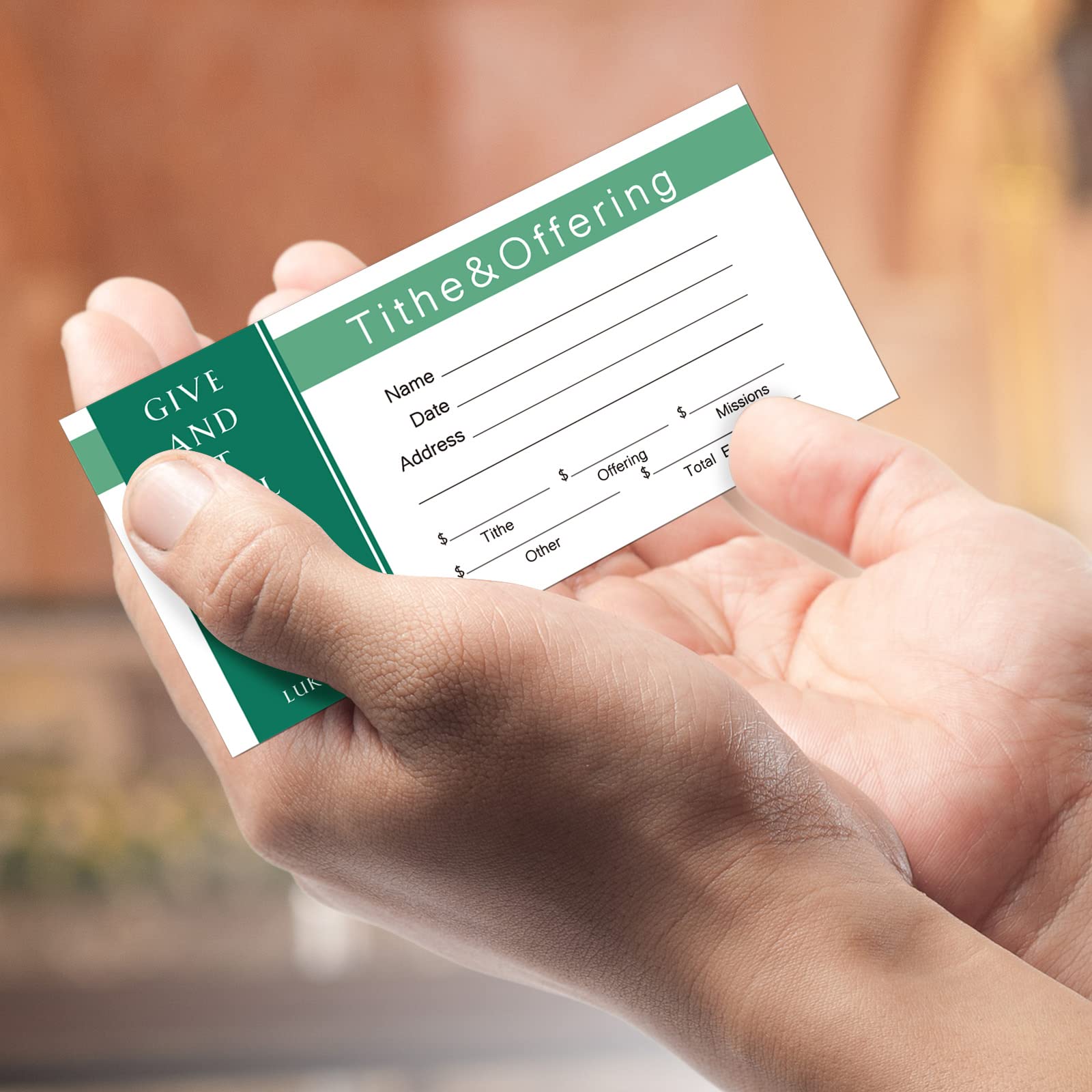 Woanger 500 sztuk dziesięciny i kopert oferujących na czeki wielkości