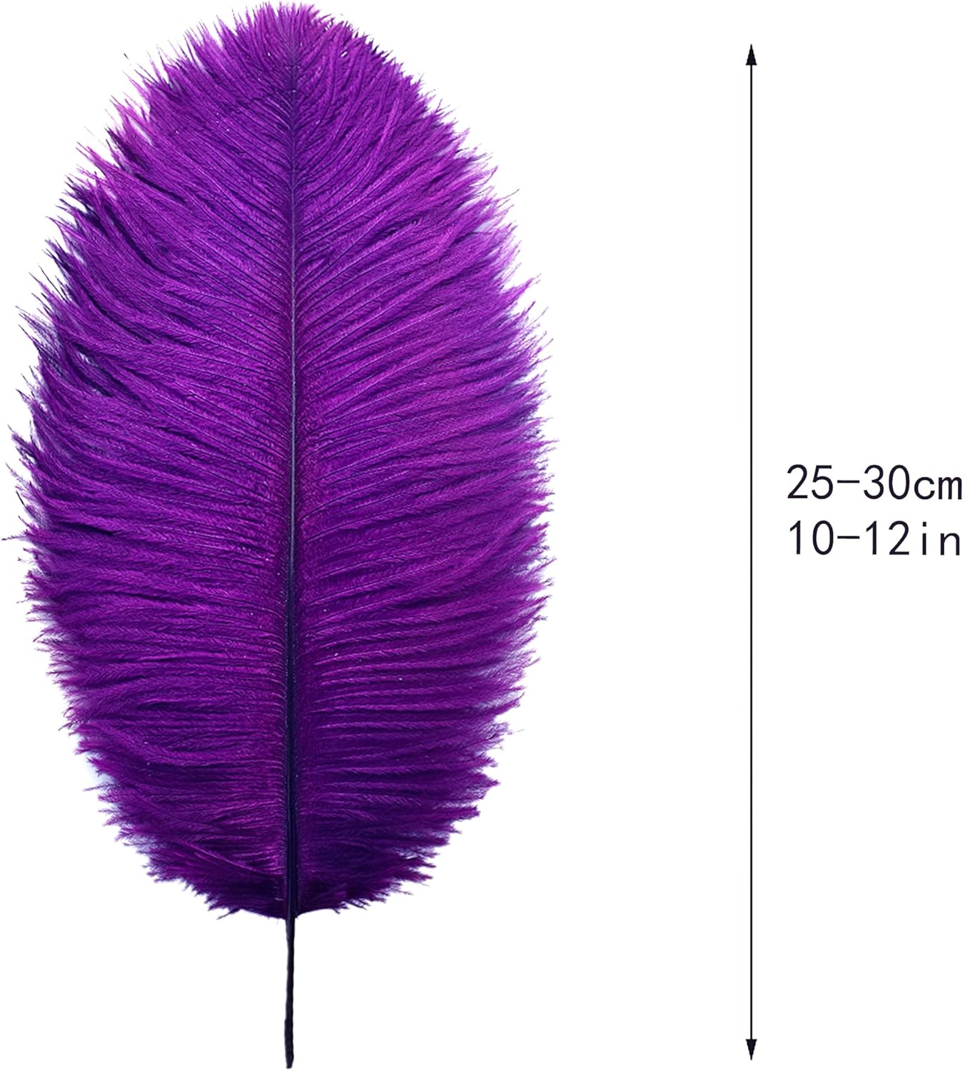 Ballinger 72pcs Gold Green Purple Ostrich Feathers 10-12 inch Mardi Gras Feathers for Mardi Gras Masquerade Party Table Centerpiece Decorations